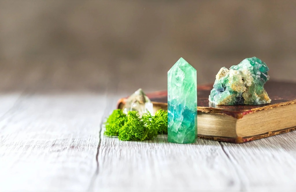 cleanse green fluorite